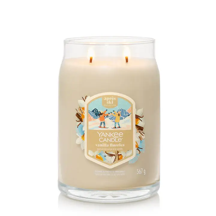 Signature Jar Candles Vanilla Flurries 567g - LARGE - Candele profumate miniatura 2