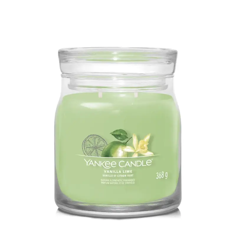 Signature Jar Candles Vanilla Lime 368g - MEDIUM - Candele profumate
