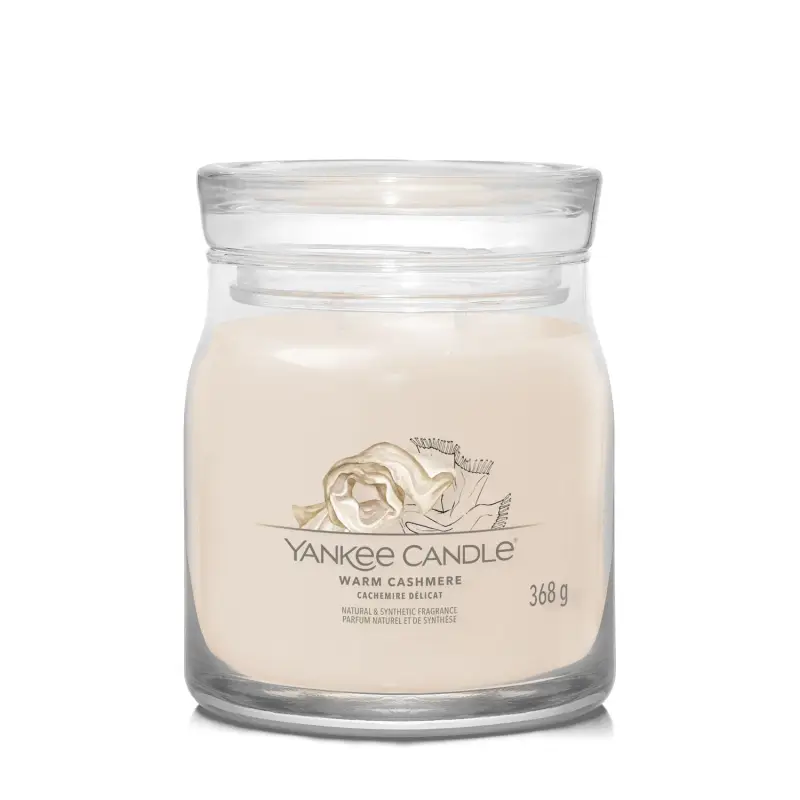 Signature Jar Candles Warm Cashmere 368g - MEDIUM - Candele profumate