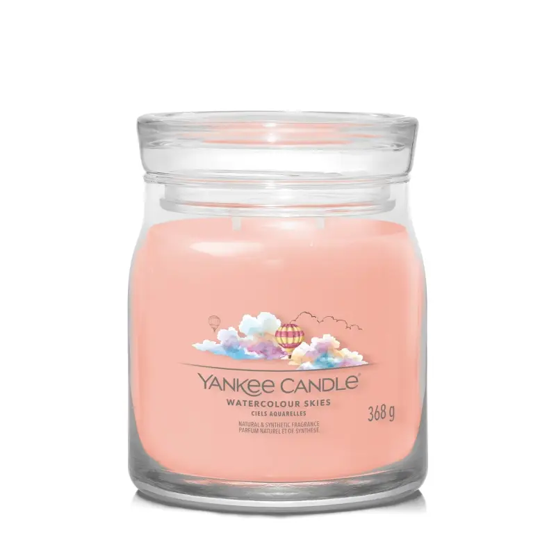 Signature Jar Candles Watercolour Skies 368g - MEDIUM - Candele profumate