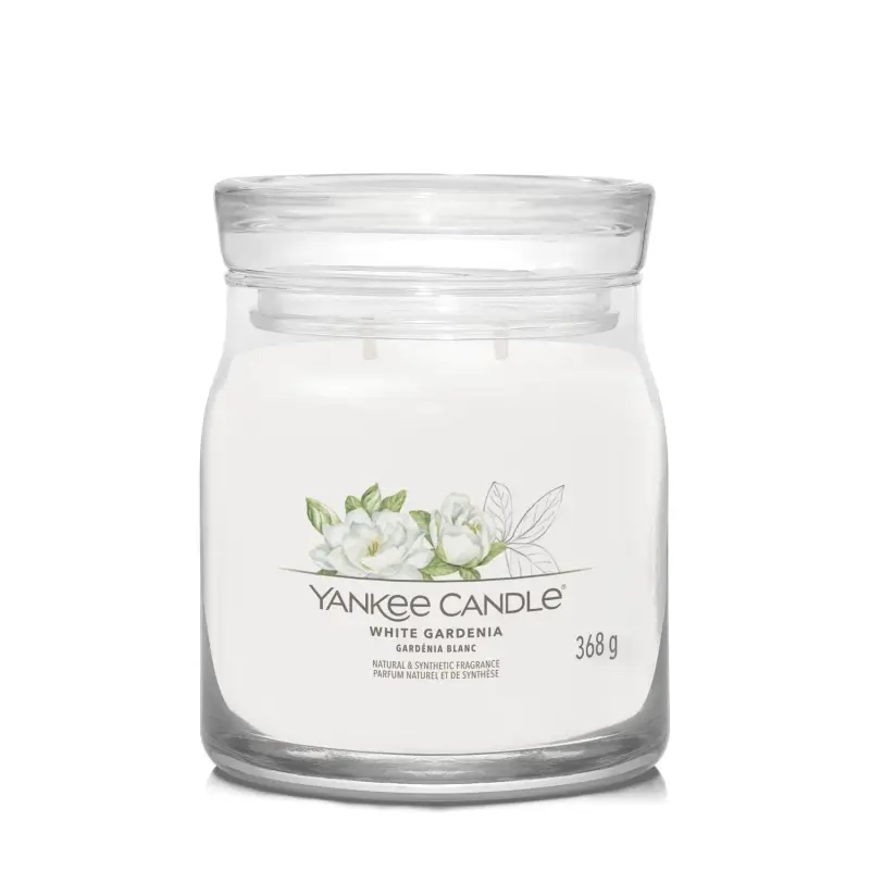 Signature Jar Candles White Gardenia 368g - MEDIUM - Candele profumate