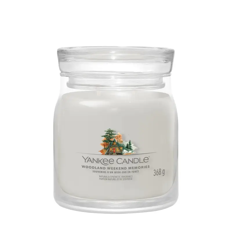 Signature Jar Candles Woodland Weekend Memories 368g - MEDIUM - Candele profumate