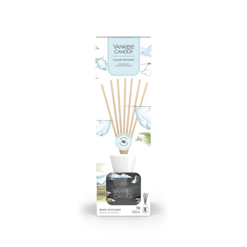 Signature Reed Diffuser Clean Cotton - Diffusori di profumo miniatura 2