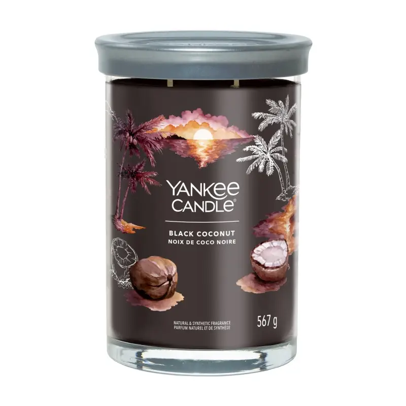 Signature Tumbler Candles Black Coconut 567g - LARGE - Candele profumate