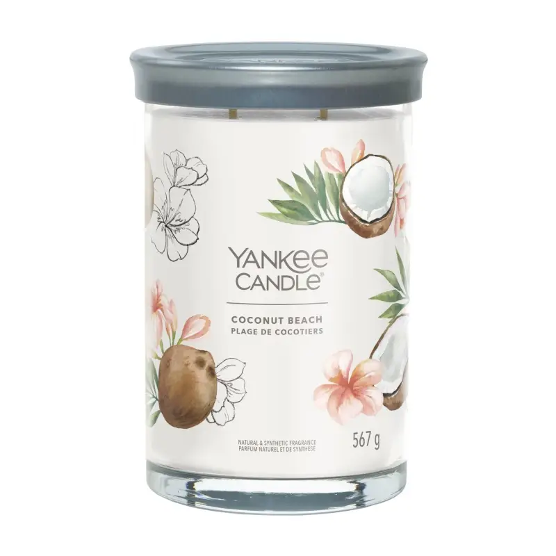 Signature Tumbler Candles Coconut Beach 567g - LARGE - Candele profumate