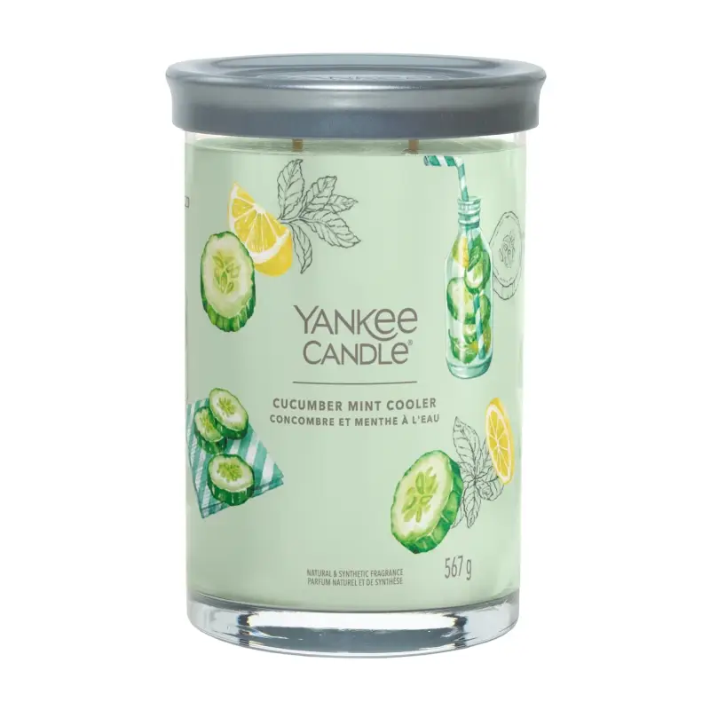 Signature Tumbler Candles Cucumber Mint Cooler 567g - LARGE - Candele profumate