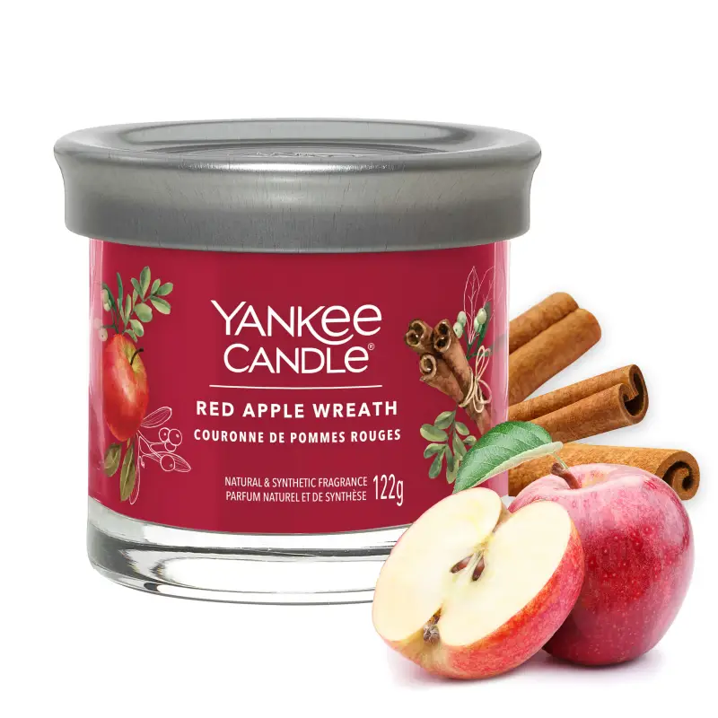 Signature Tumbler Candles Red Apple Wreath 122g - SMALL - Candele profumate miniatura 3