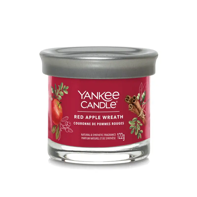 Signature Tumbler Candles Red Apple Wreath 122g - SMALL - Candele profumate
