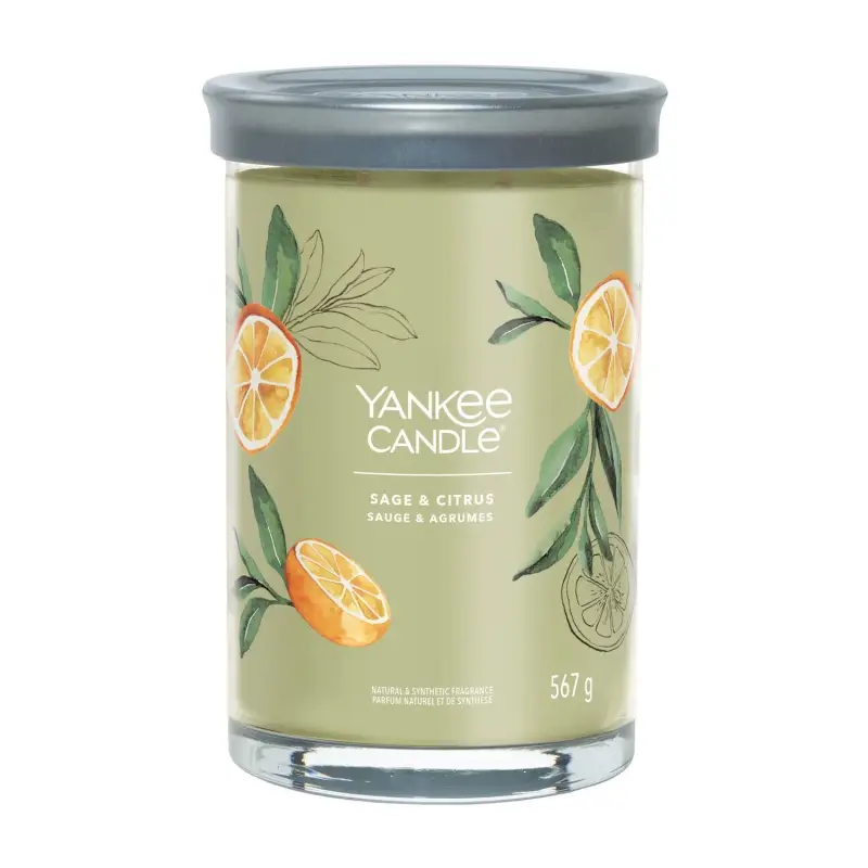 Signature Tumbler Candles Sage & Citrus 567g - LARGE - Candele profumate