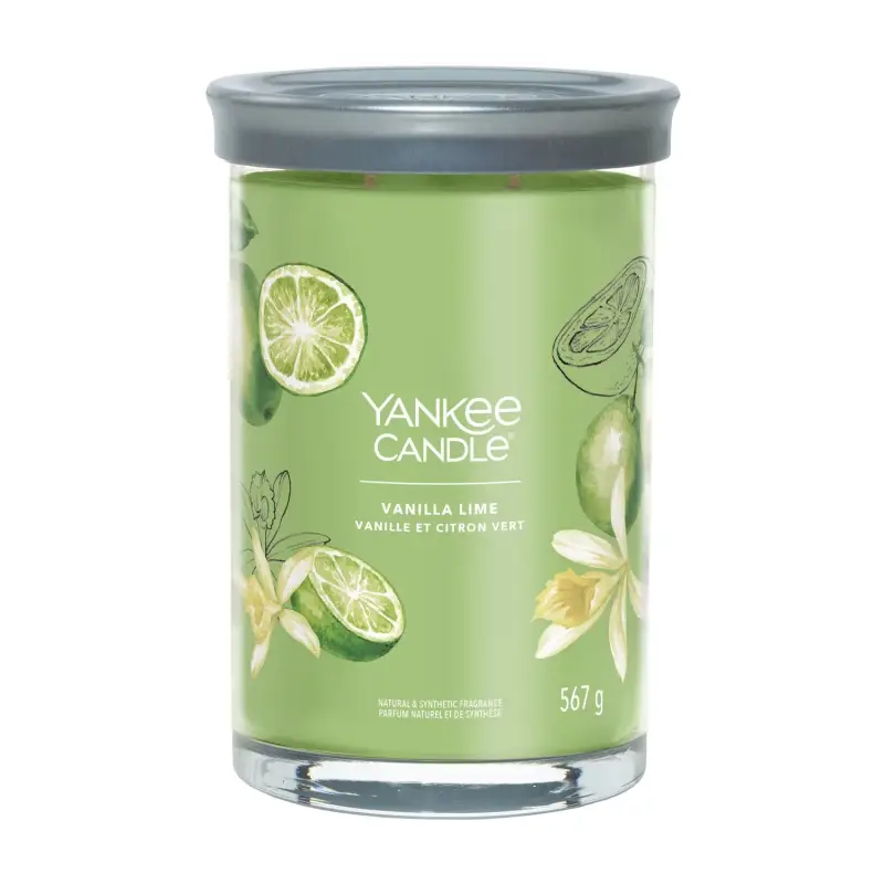 Signature Tumbler Candles Vanilla Lime 567g - LARGE - Candele profumate