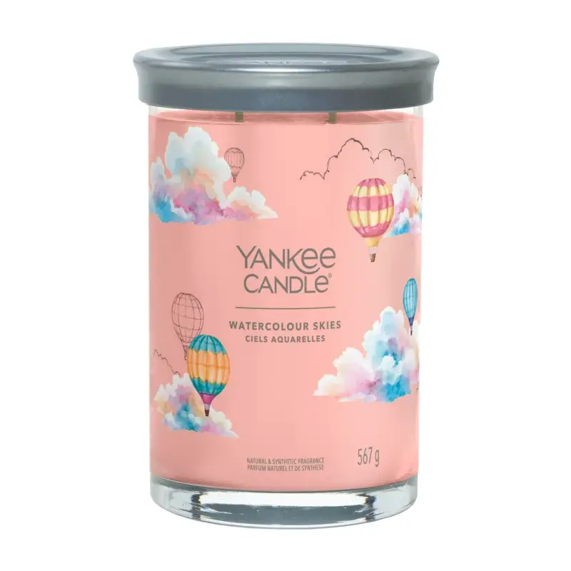Signature Tumbler Candles Watercolour Skies 567g - LARGE - Candele profumate