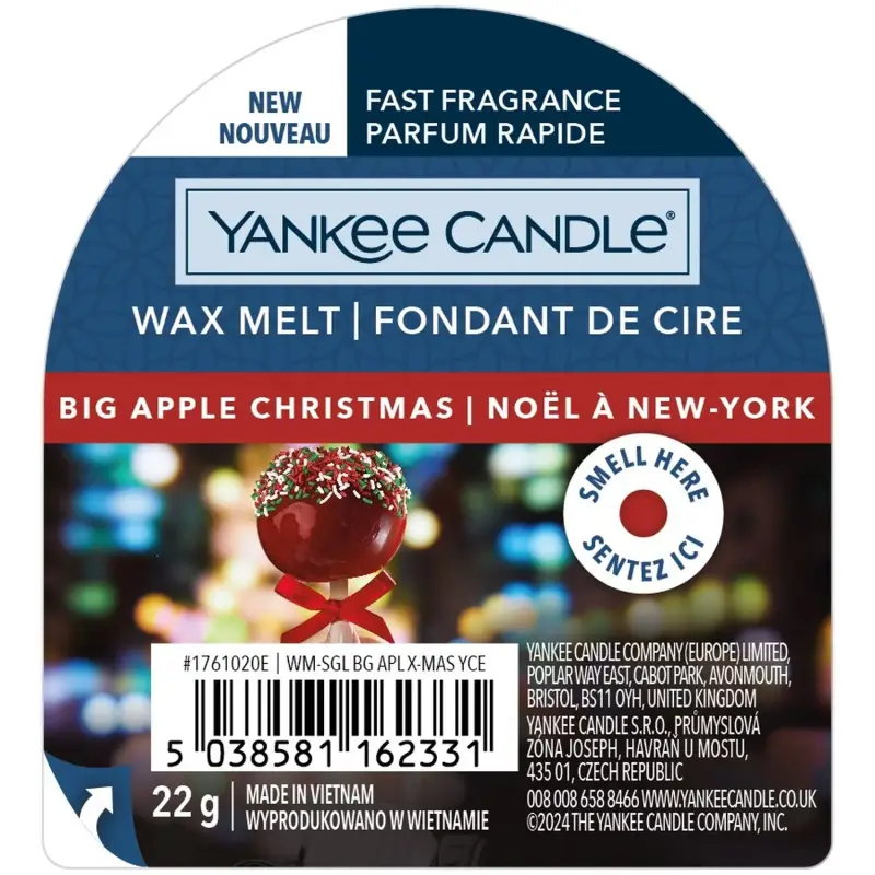Wax Melts Big Apple Christmas 22g - - Candele profumate