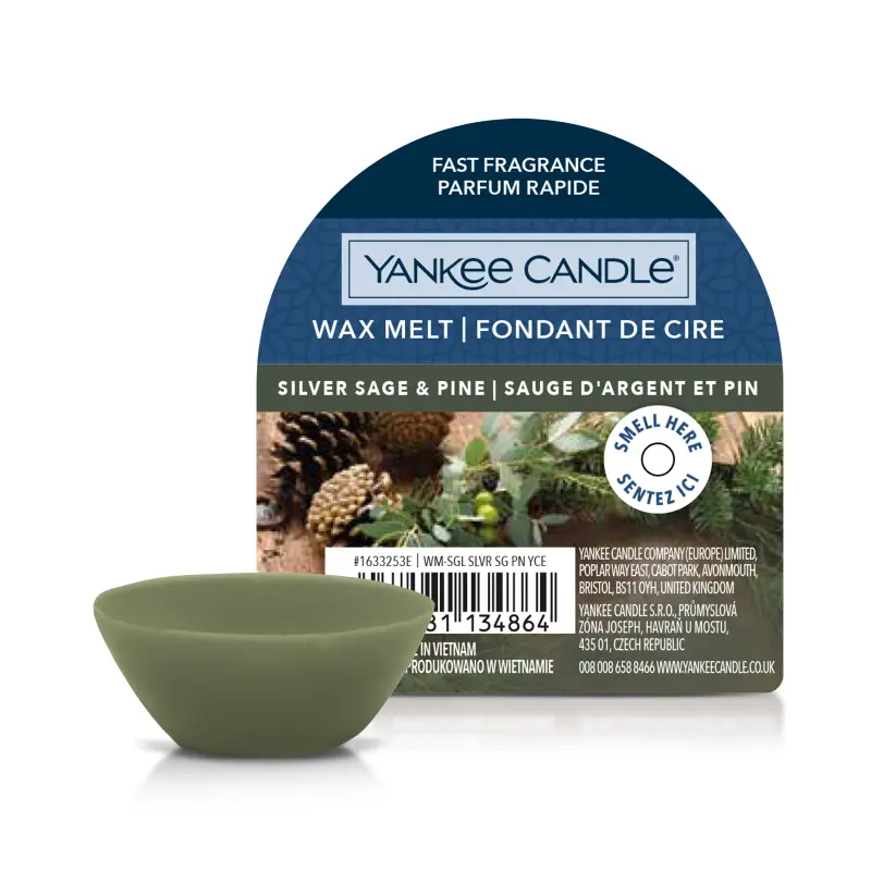 Wax Melts Silver Sage & Pine 22g - - Candele profumate