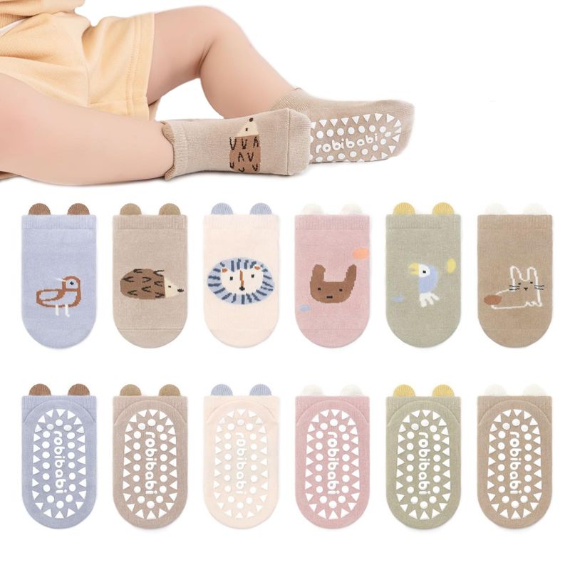 YANWANG Calzini Antiscivolo Neonati