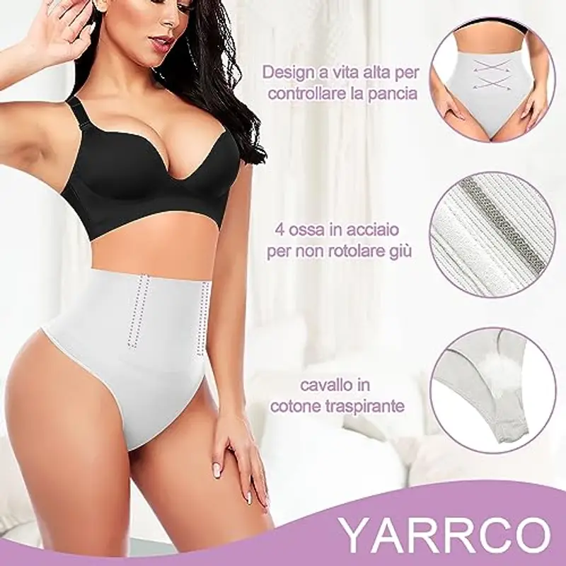 YARRCO Slip Donna Bianco 2421156 miniatura 3