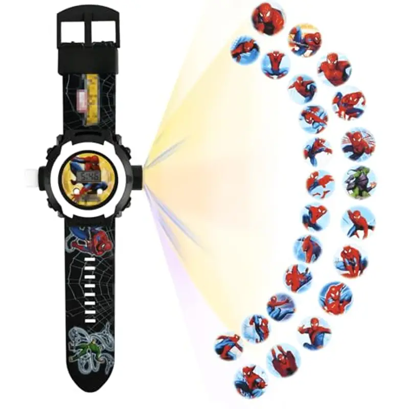 YAXZIM Orologio Bambini, Orologio da Polso con Proiettore Digitale, Orologio Giocattolo per Bambini, con 24 motivi di
