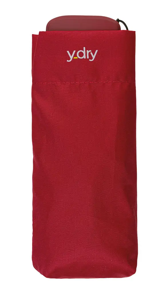 Ombrello mini piatto manuale Y-dry Maya Burgundy