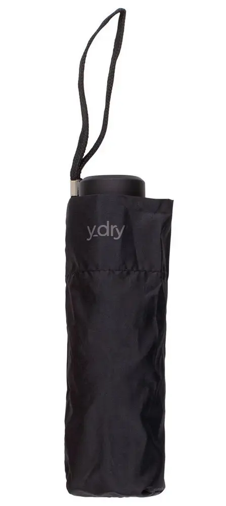 Ombrello mini ultra-leggero Ydry Air Nero