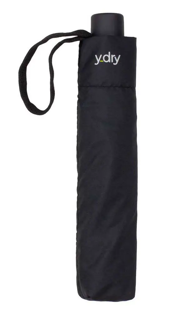 Ombrello mini ultra-leggero Ydry Fly Nero