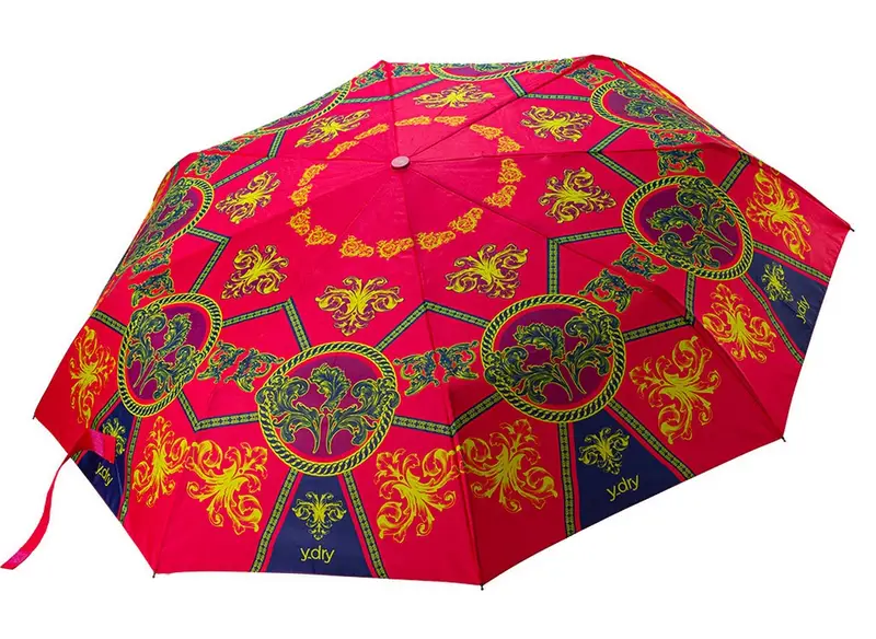 Ombrello pieghevole automatico Y-dry Deco Fuxia