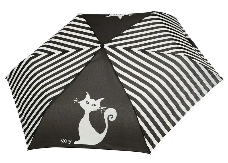 Ombrello pieghevole automatico Y-dry Romeo Nero
