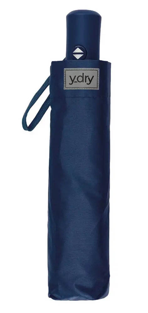 Ombrello pieghevole automatico Y-dry Stitch Blu