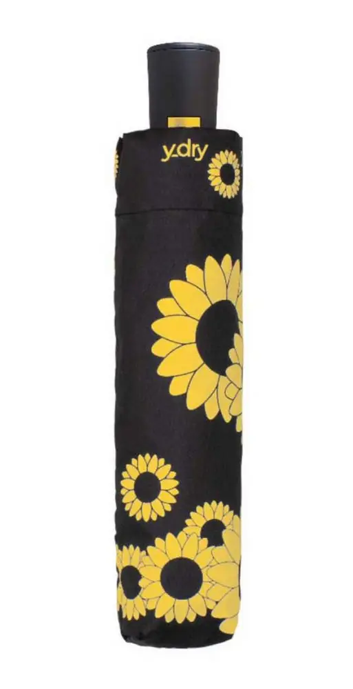 Ombrello pieghevole automatico Y-dry Sunflowers Y2220 Giallo