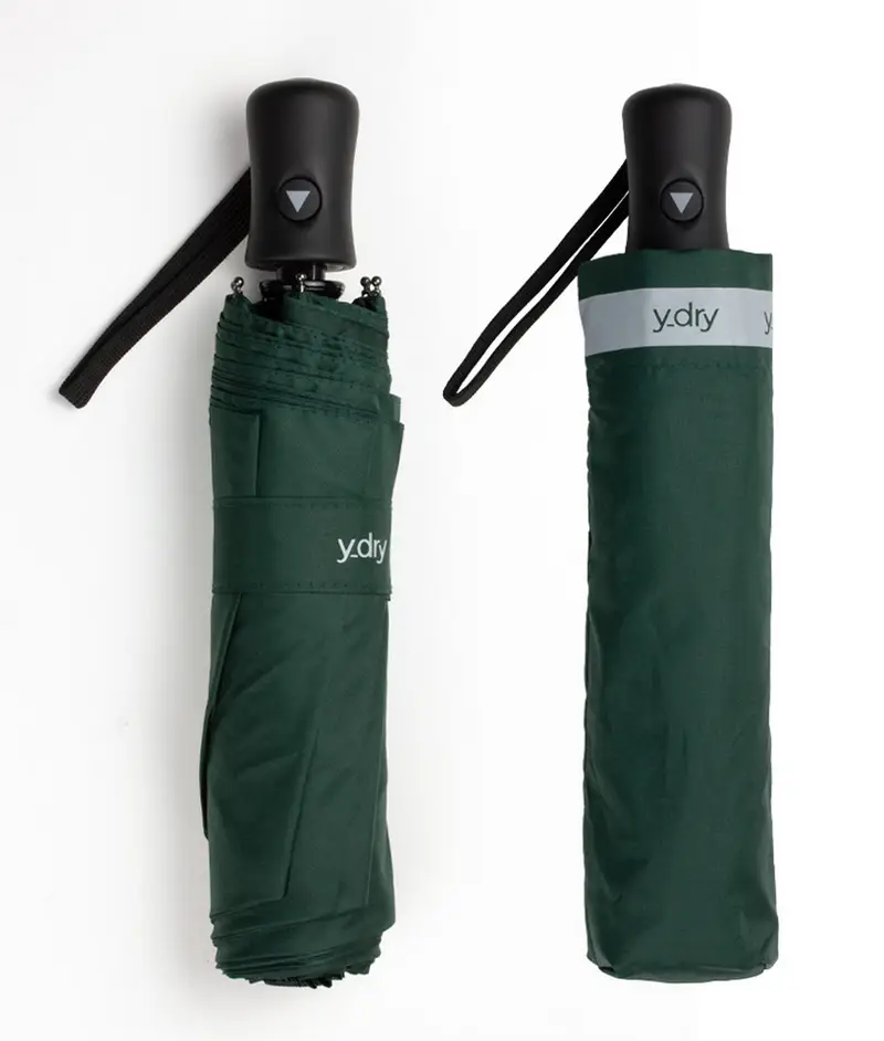 Ombrello pieghevole automatico Y-dry Zefiro Verde