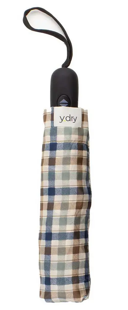 Ombrello pieghevole automatico Ydry Artù Tabacco