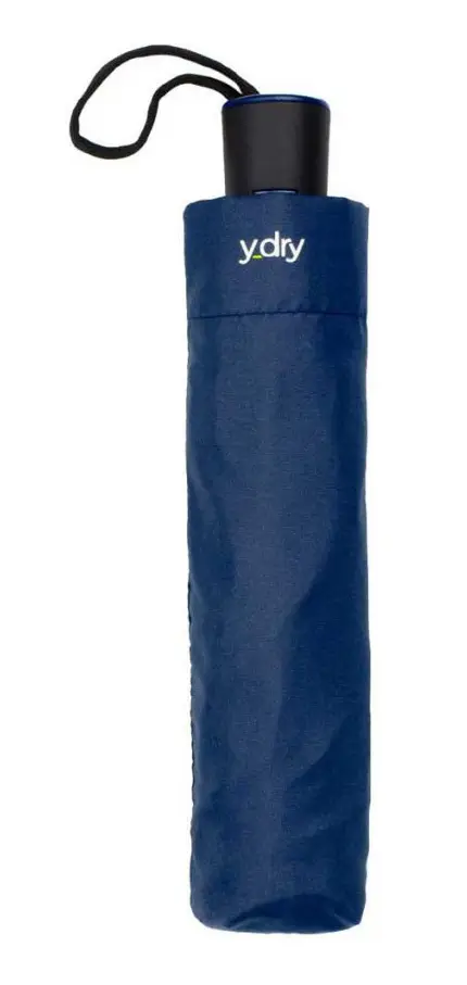 Ombrello pieghevole automatico Ydry Zefiro Blu