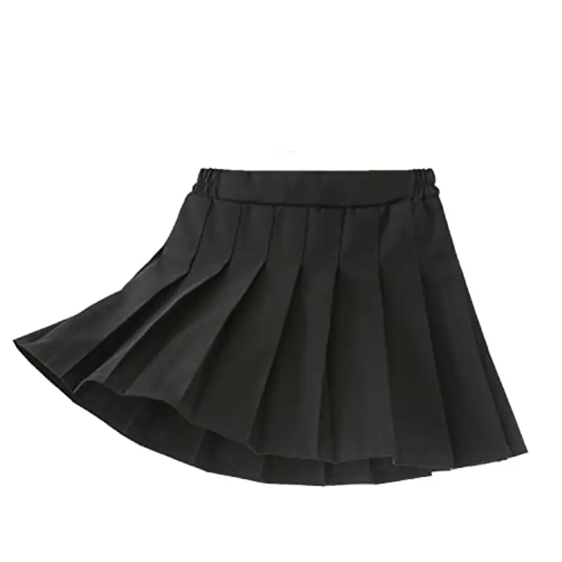 Yealoo Gonna a Pieghe per Uniforme Scolastica Ragazze Bambini, A-Linea, Mini Danza Scooter Vestito con Pantaloncini