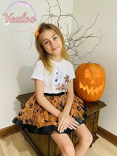 Yealoo Gonna Tutu Bambina Halloween Gonne Bambini Principessa miniatura 3