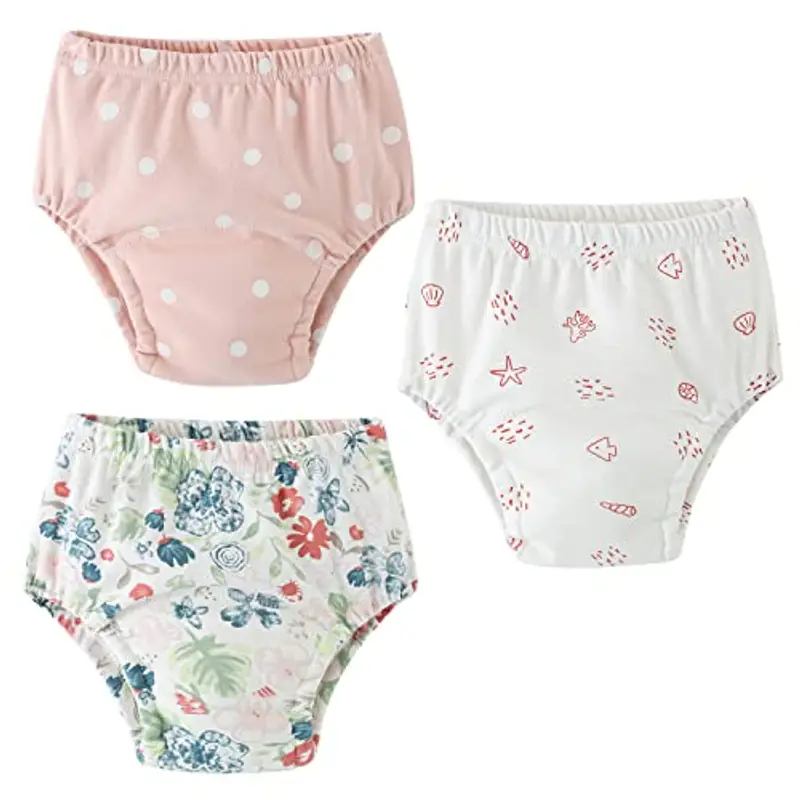 Yealoo Mutandine di Apprendimento Intimo per Bambini 3 Pezzi Pantaloni da vasino per Bambino Bambina Cotone Assorbente