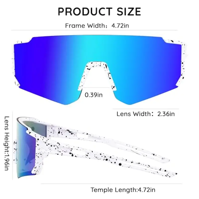 YEAMLTE Occhiali da sole Bambino Bianco 815539 miniatura 3