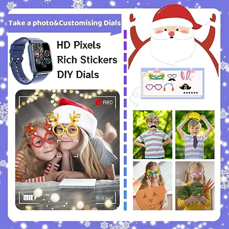 YEDASAH Smartwatch Ragazzo Blu 1608696 miniatura 3