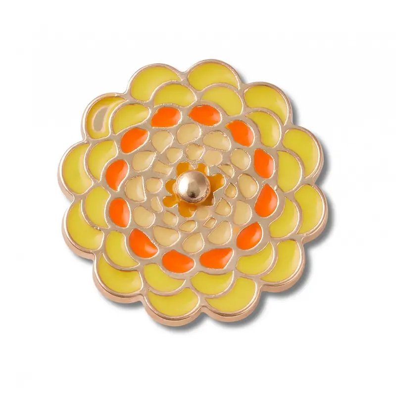 Yellow spinner flower