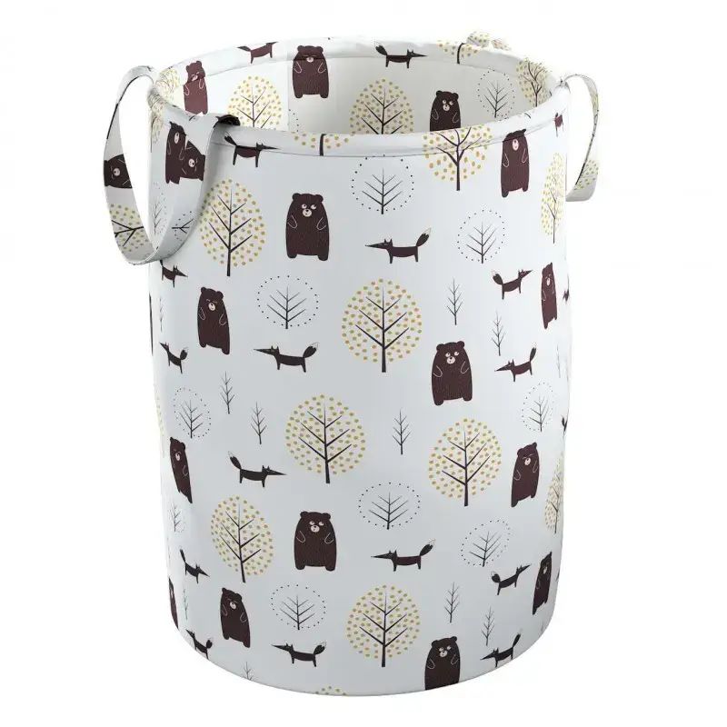 Cestino per giocattoli Yellow Tipi Tobi