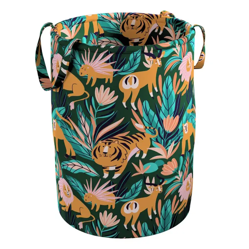 Cestino per giocattoli Yellow Tipi Tobi