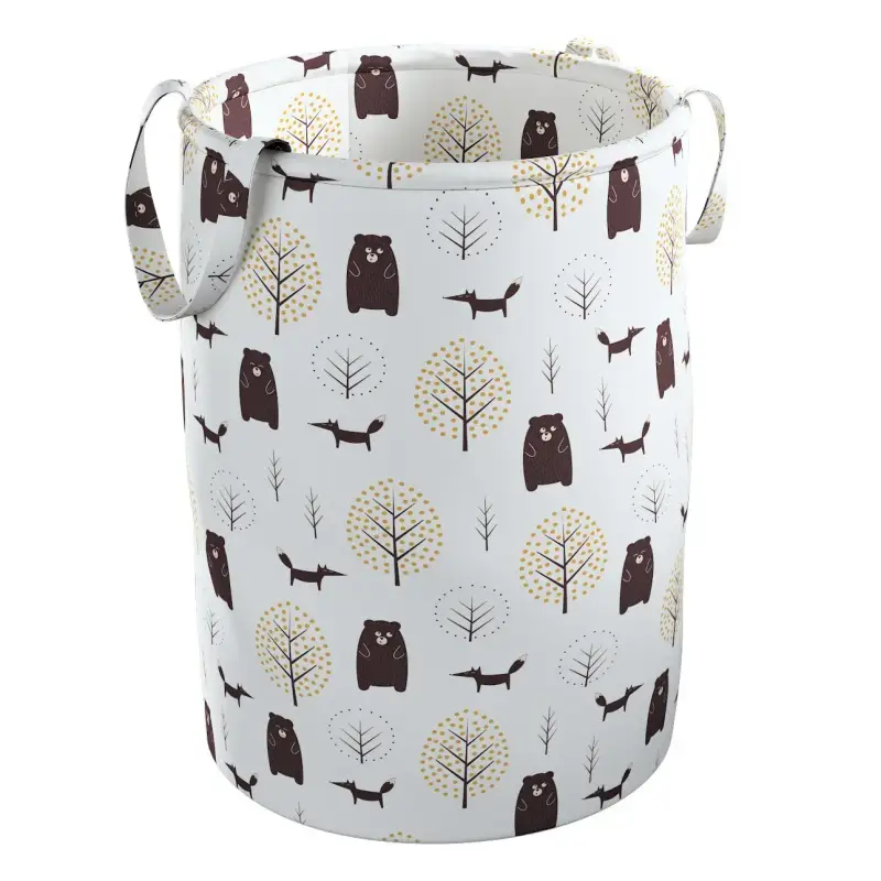 Cestino per giocattoli Yellow Tipi Tobi