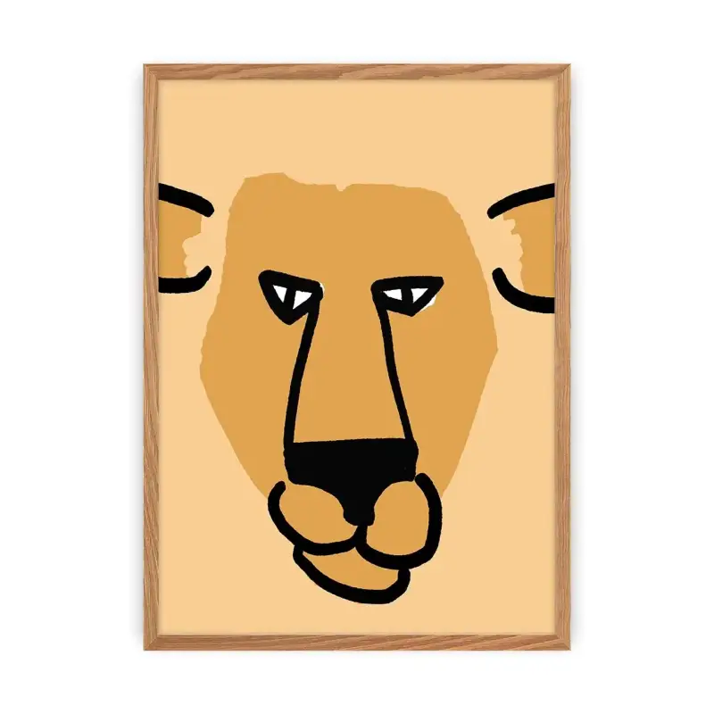 Foto di un leone Yellow Tipi