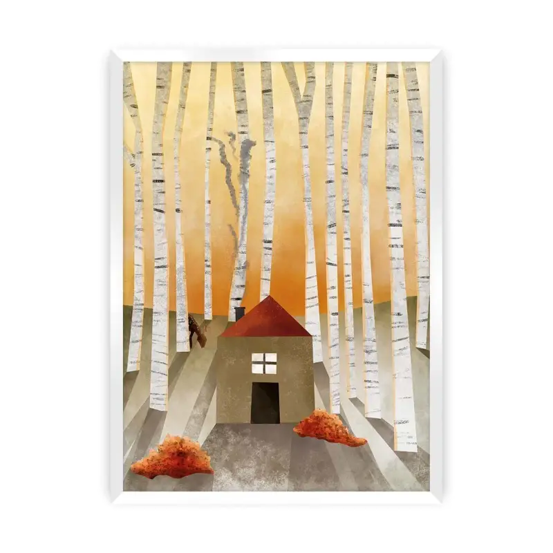 Immagine delle quattro stagioni - autunno Yellow Tipi