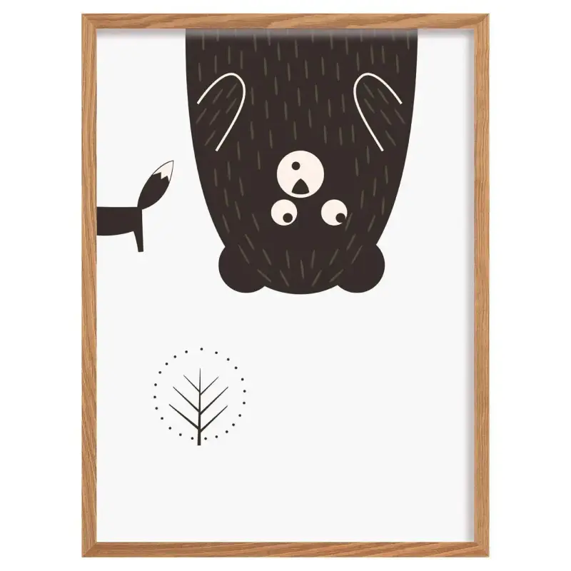 Orsi della foresta scandinava ii Yellow Tipi