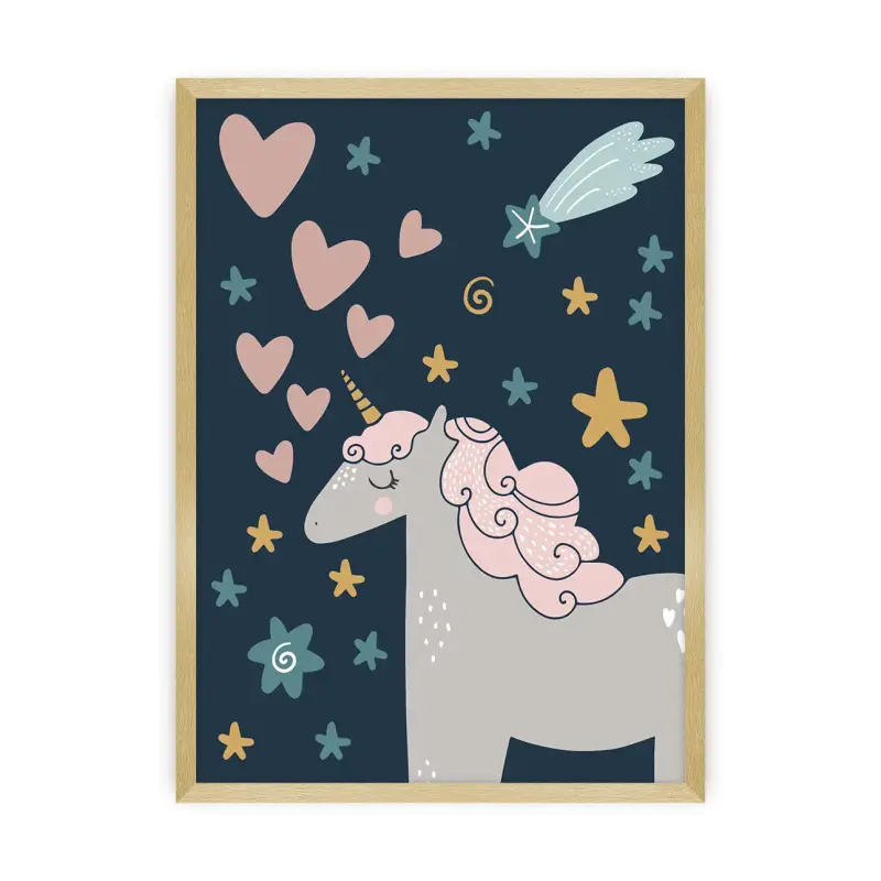 Pittura - licorne ii Yellow Tipi Lovely