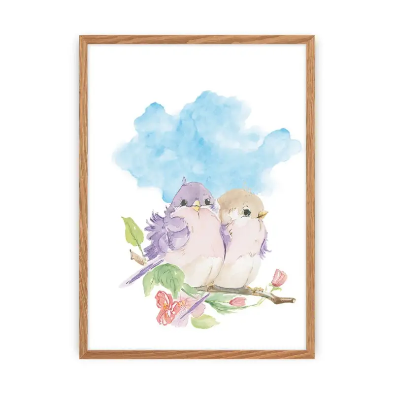 Tabella - uccelli Yellow Tipi Forest Story