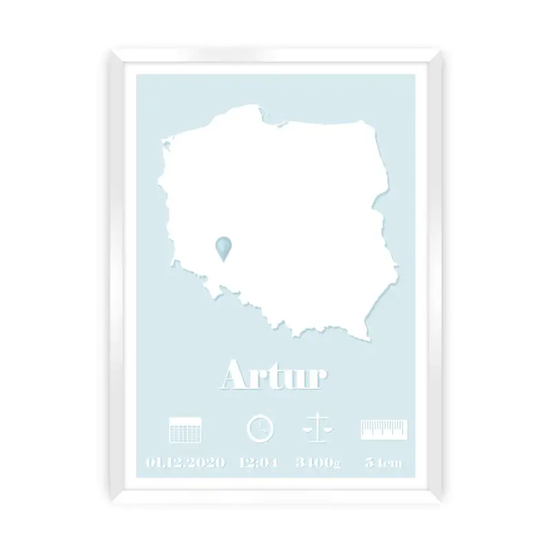 Tabella Yellow Tipi The Map baby birth metrics