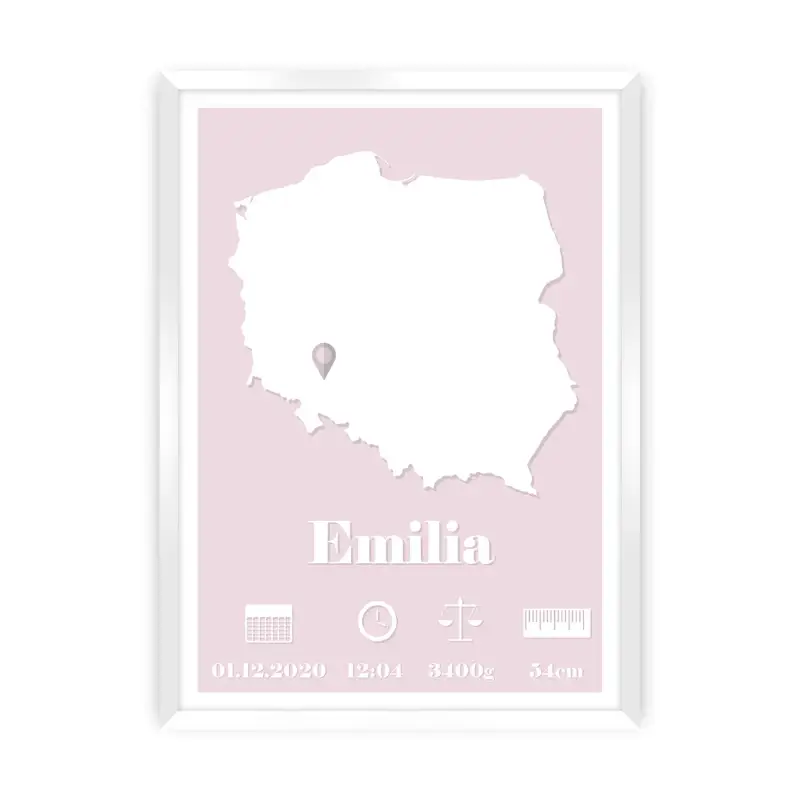 Tabella Yellow Tipi The Map baby birth metrics