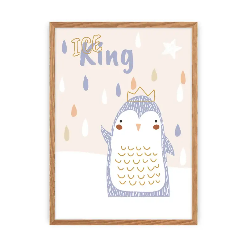 Tabella Yellow Tipi Zoo Party penguin