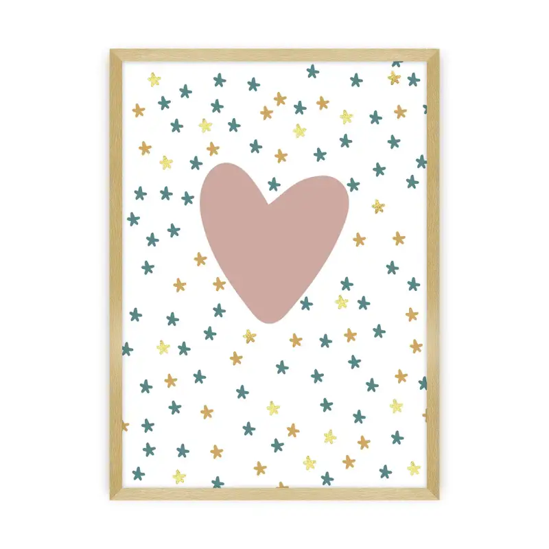 Telaio - immagine jolie coeur licorneeellow Tipi