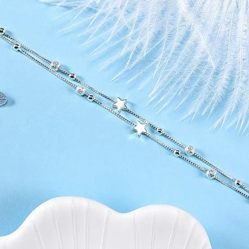 YELUWA Bracciale Stella per Donna Ragazza, Regalo di Compleanno per Donne Sorella Mamma Amica Moglie Amicizia Ragazza miniatura 3