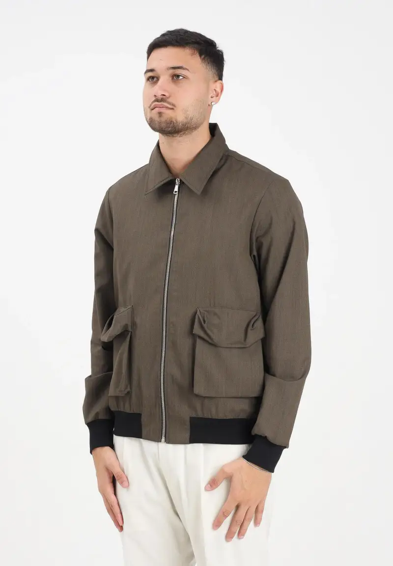 Giubbotto marrone da uomo